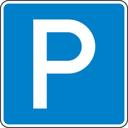 Parkplatzschild
