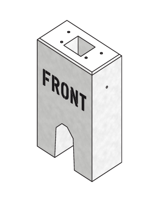Technagon Betonfundament TEP4 / TEW3 / TEW4