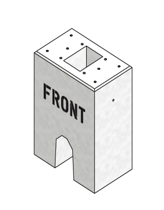 [51.005.04-21398] Technagon Betonfundament TEW5 / TEW6